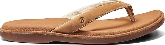 Reef Lofty Lux Women's Shoes Natural : 9 B - Medium, Leather - Image 4