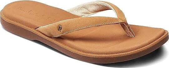 Reef Lofty Lux Women's Shoes Natural : 9 B - Medium, Leather