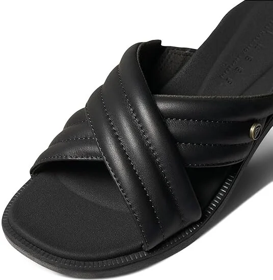 Reef Lofty Lux X Women's Shoes Black : 5 B - Medium, Leather - Image 4