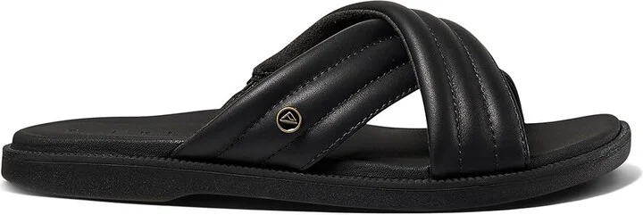 Reef Lofty Lux X Women's Shoes Black : 5 B - Medium, Leather - Image 5