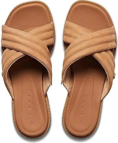Reef Lofty Lux X Women's Shoes Natural : 5 B - Medium, Leather - Image 2