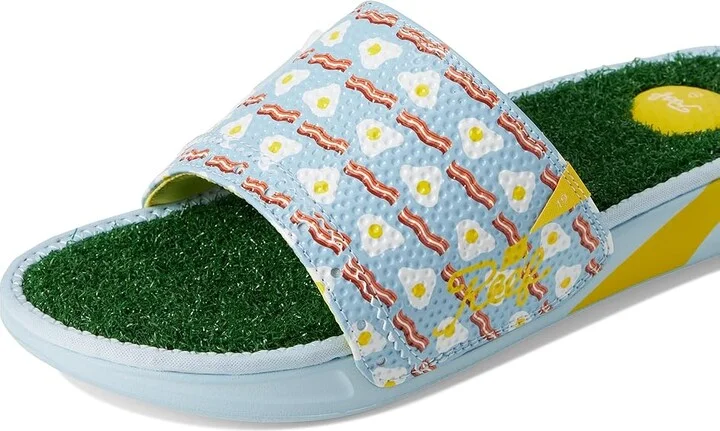 Reef Mulligan Slide Men's Shoes Breakfast Ball : 10 D - Medium, Synthetic - Image 7