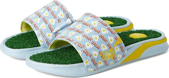 Reef Mulligan Slide Men's Shoes Breakfast Ball : 10 D - Medium, Synthetic