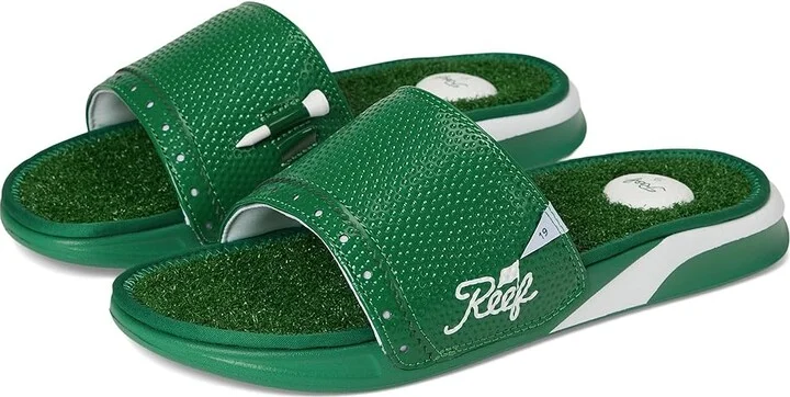 Reef Mulligan Slide Men's Shoes Links : 8 D - Medium, Synthetic