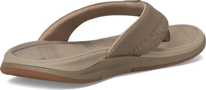 Reef Offshore Men's Wedge Shoes Fossil/Tan : 12 D - Medium, Synthetic - Image 4