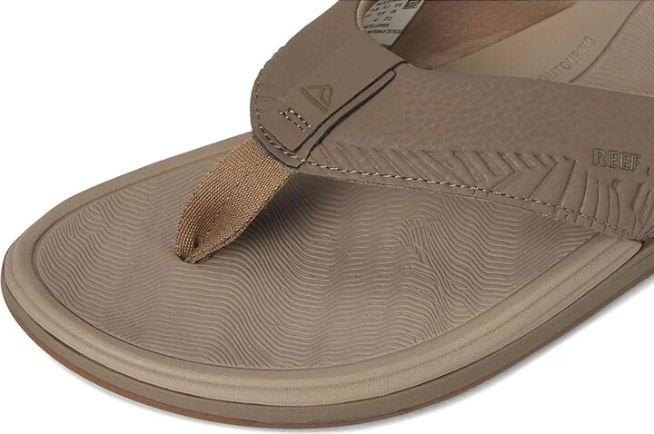 Reef Offshore Men's Wedge Shoes Fossil/Tan : 12 D - Medium, Synthetic - Image 7