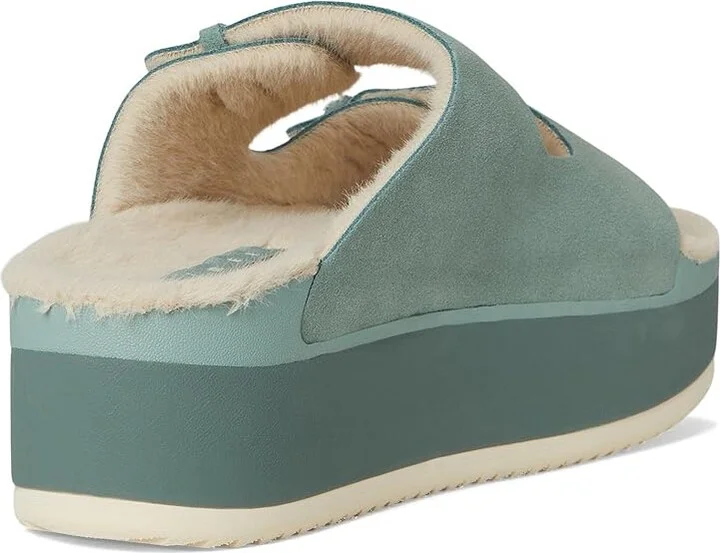 Reef Ojai Ciara Women's Sandals Frosty : 6 B - Medium, Leather/Rubber/Suede - Image 4
