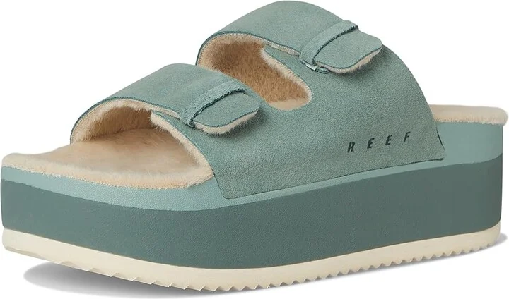 Reef Ojai Ciara Women's Sandals Frosty : 6 B - Medium, Leather/Rubber/Suede - Image 5