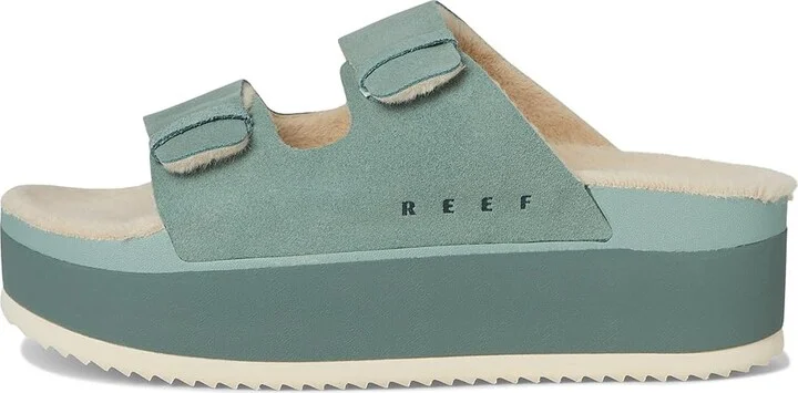 Reef Ojai Ciara Women's Sandals Frosty : 6 B - Medium, Leather/Rubber/Suede - Image 6