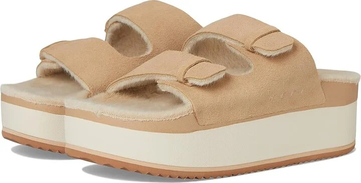 Reef Ojai Ciara Women's Sandals Tan : 9 B - Medium, Leather/Rubber/Suede