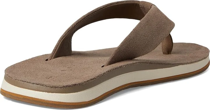 Reef Ojai Classic Men's Sandals Brown Suede : 9 D - Medium, Leather/Rubber/Suede - Image 4