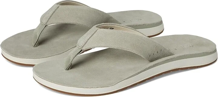 Reef Ojai Classic Men's Sandals Sage Suede : 11 D - Medium, Leather/Rubber/Suede