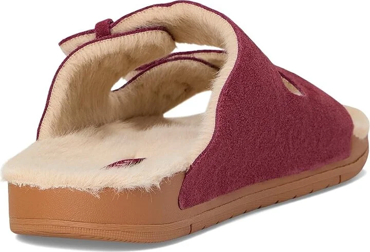 Reef Ojai Two Bar Cozy Women's Sandals Cordovan : 11 B - Medium, Leather - Image 4