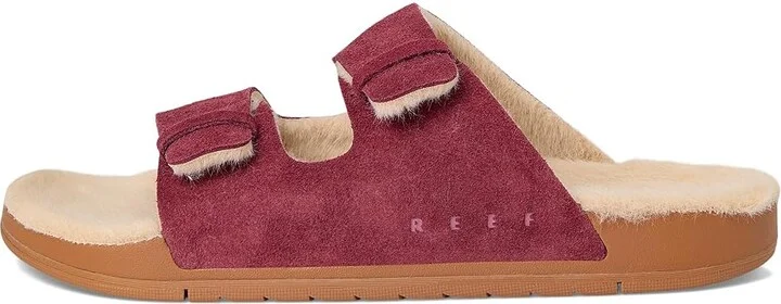 Reef Ojai Two Bar Cozy Women's Sandals Cordovan : 11 B - Medium, Leather - Image 6
