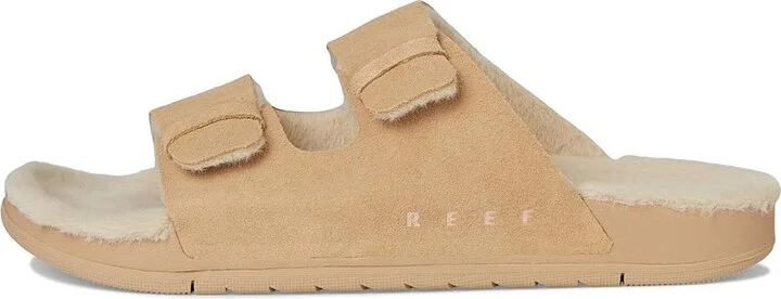 Reef Ojai Two Bar Cozy Women's Sandals Tan : 8 B - Medium, Leather - Image 6