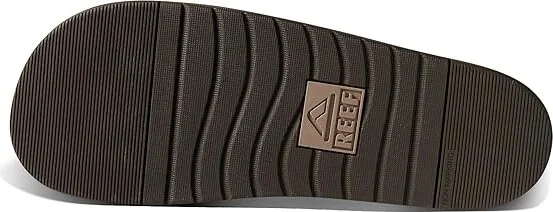 Reef Ojai Two Bar Men's Sandals Brown Leather : 9 D - Medium, Leather/Rubber/Suede - Image 3