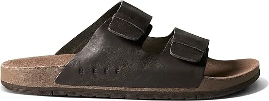 Reef Ojai Two Bar Men's Sandals Brown Leather : 9 D - Medium, Leather/Rubber/Suede - Image 6