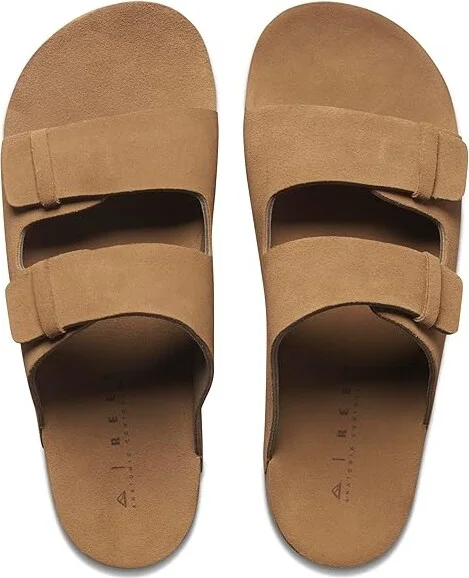 Reef Ojai Two-Bar Men's Shoes Tan : 9 D - Medium, Suede - Image 2