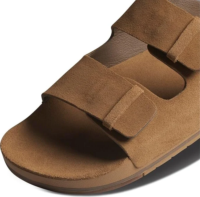 Reef Ojai Two-Bar Men's Shoes Tan : 9 D - Medium, Suede - Image 5