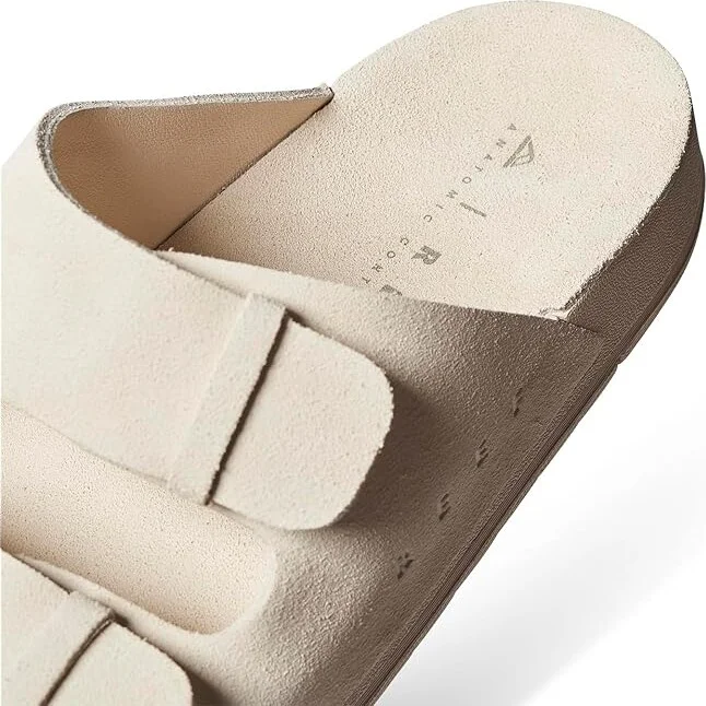 Reef Ojai Two Bar Women's Sandals Vintage : 9 B - Medium, Leather/Rubber/Suede - Image 4