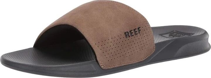 Reef One Slide Men's Slide Shoes Grey/Tan : 7 D - Medium, Synthetic - Image 2