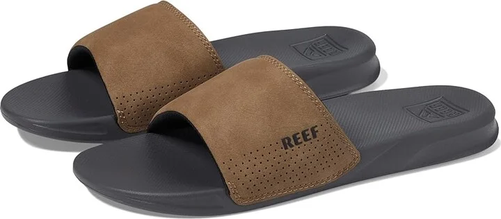 Reef One Slide Men's Slide Shoes Grey/Tan : 7 D - Medium, Synthetic