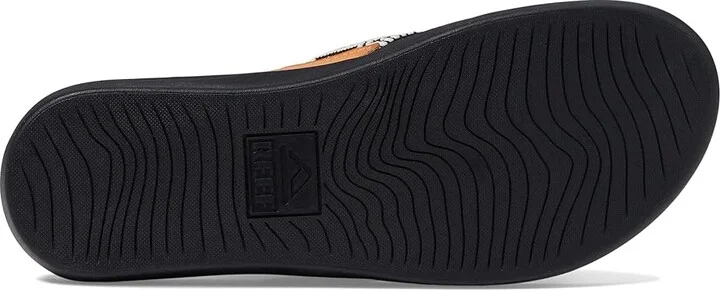 Reef Ortho-Woven Women's Sandals Black/White : 5 B - Medium, Synthetic - Image 4