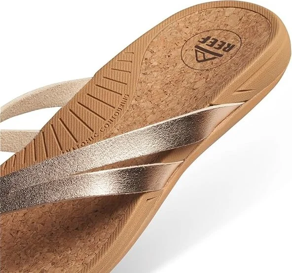 Reef Pacific Joy Women's Shoes Golden Hour : 7 B - Medium - Image 4