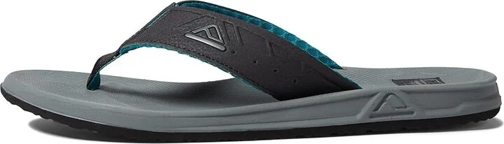 Reef Phantoms Men's Sandals Grey/Black/Green 1 : 9 D - Medium, Synthetic - Image 6