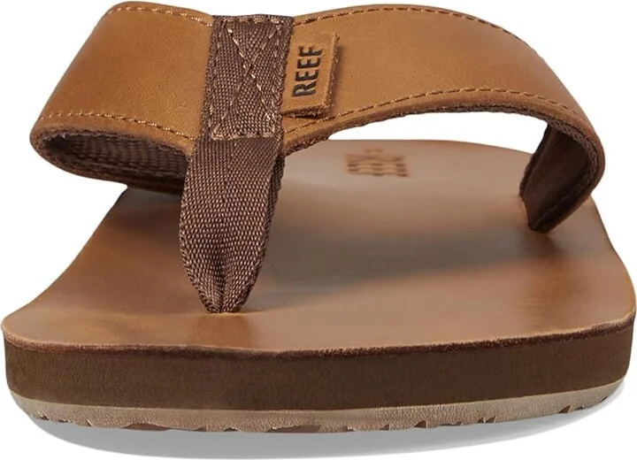 Reef Reef Leather Smoothy Men's Sandals Bronze/Brown : 6 D - Medium, Canvas/Leather/Suede - Image 3