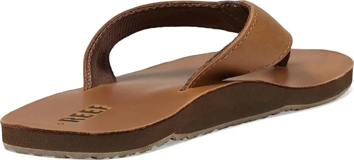 Reef Reef Leather Smoothy Men's Sandals Bronze/Brown : 6 D - Medium, Canvas/Leather/Suede - Image 5