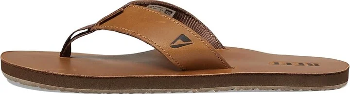 Reef Reef Leather Smoothy Men's Sandals Bronze/Brown : 6 D - Medium, Canvas/Leather/Suede - Image 7