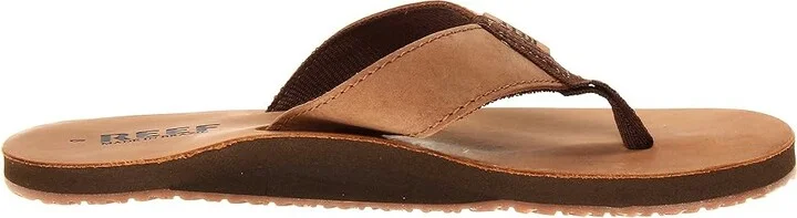 Reef Reef Leather Smoothy Men's Sandals Bronze/Brown : 6 D - Medium, Canvas/Leather/Suede - Image 8