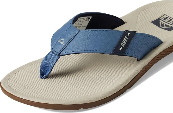 Reef Reef Santa Ana Men's Sandals Oat/Blue/Gum : 12 D - Medium, Rubber - Image 7