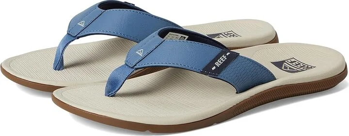 Reef Reef Santa Ana Men's Sandals Oat/Blue/Gum : 12 D - Medium, Rubber