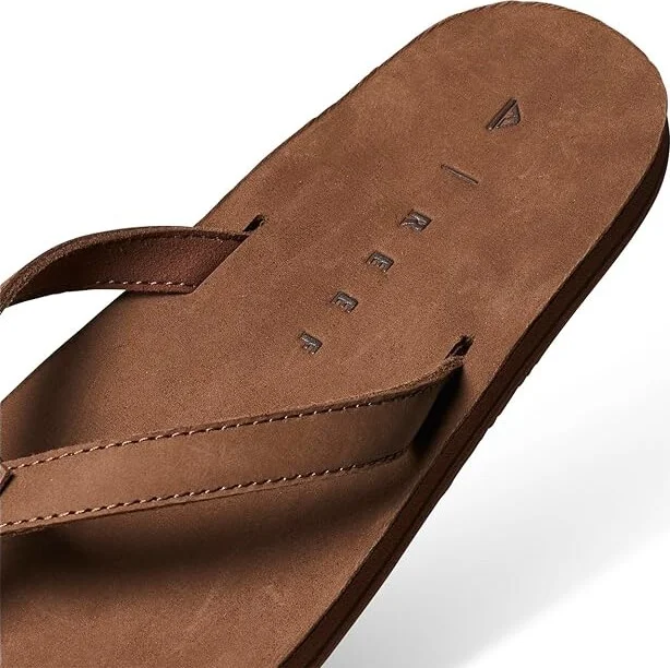 Reef Reef Solana Leather Women's Sandals Classic Brown : 9 M, Leather/Rubber - Image 4