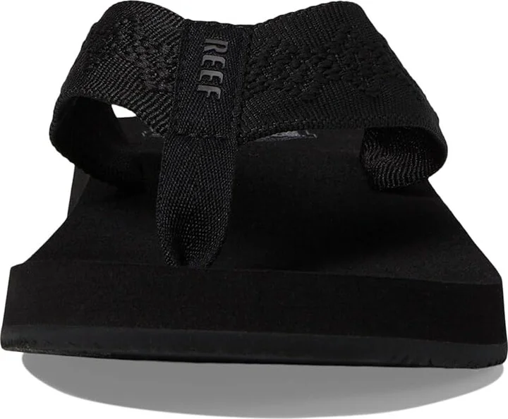 Reef Sandy Women's Sandals Black/Black : 5 B - Medium, Synthetic/Textile - Image 3