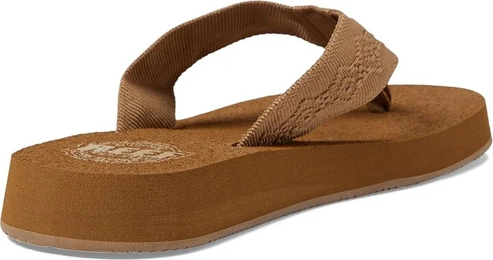Reef Sandy Women's Sandals Tan : 5 B - Medium, Synthetic/Textile - Image 5