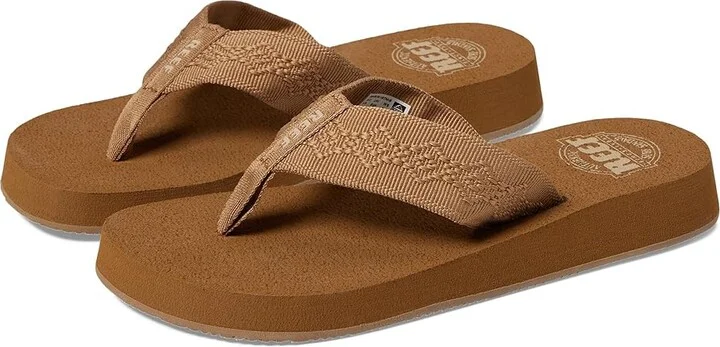 Reef Sandy Women's Sandals Tan : 5 B - Medium, Synthetic/Textile