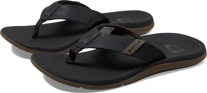 Reef Santa Ana Men's Shoes Black : 7 D - Medium, Synthetic