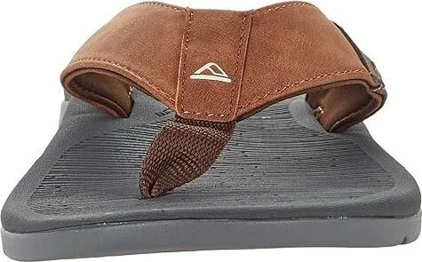 Reef Santa Ana Men's Shoes Grey/Tan : 7 D - Medium, Synthetic - Image 5