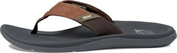 Reef Santa Ana Men's Shoes Grey/Tan : 7 D - Medium, Synthetic - Image 6