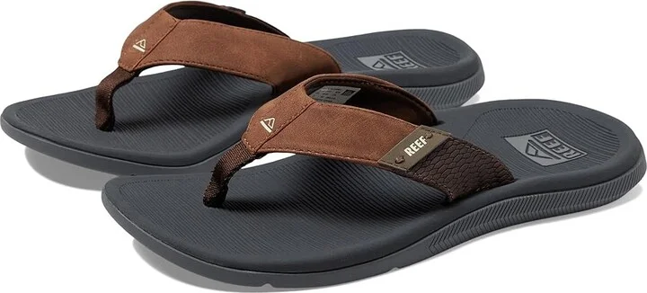 Reef Santa Ana Men's Shoes Grey/Tan : 7 D - Medium, Synthetic