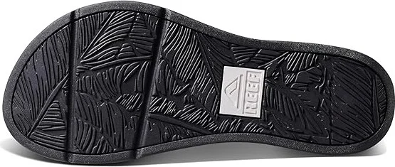 Reef Santa Ana Women's Shoes Black/White : 7 B - Medium, Synthetic - Image 3