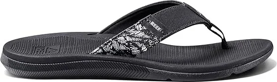 Reef Santa Ana Women's Shoes Black/White : 7 B - Medium, Synthetic - Image 4