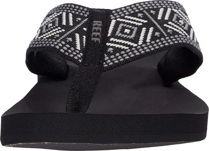 Reef Spring Woven Women's Shoes Black/White : 5 B - Medium, Textile - Image 5