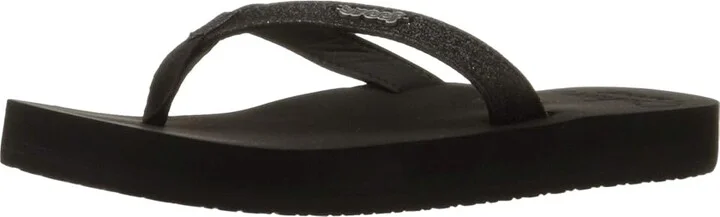 Reef Star Cushion Women's Shoes Black : 6 B - Medium, Satin/Synthetic/EVA - Image 2