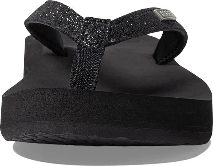 Reef Star Cushion Women's Shoes Black : 6 B - Medium, Satin/Synthetic/EVA - Image 3