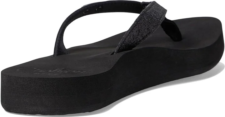 Reef Star Cushion Women's Shoes Black : 6 B - Medium, Satin/Synthetic/EVA - Image 5