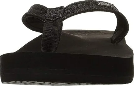 Reef Star Cushion Women's Shoes Black : 6 B - Medium, Satin/Synthetic/EVA - Image 6